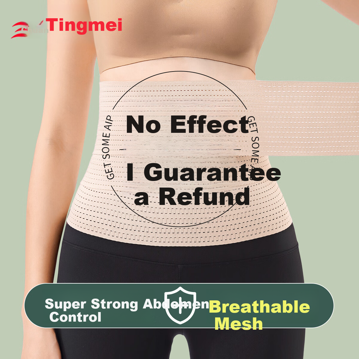 GRACEWELL Women's Summer Thin Waist Trainer Belly Slimming Postpartum Breathable Waist Support Corset Waist Cincher