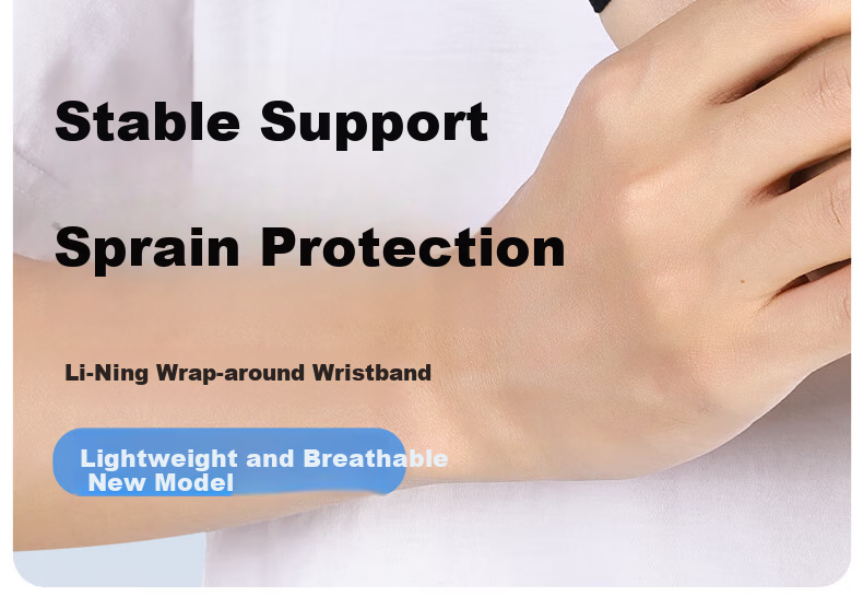 Li-Ning Tendonitis Wrist Support Brace Sports Anti-Sprain Wristband for Strain Relief Mom's Hand Mouse Hand Postpartum Recovery Summer Unisex 3