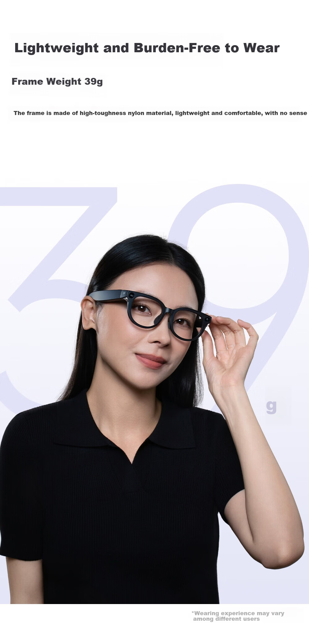 KTC AI Translation Smart Glasses Real-time Conversation Simultaneous Translator Xiaomi Alternative Portable Travel Meeting Assistant Bluetooth Recording Audio Glasses KTC-G1 7