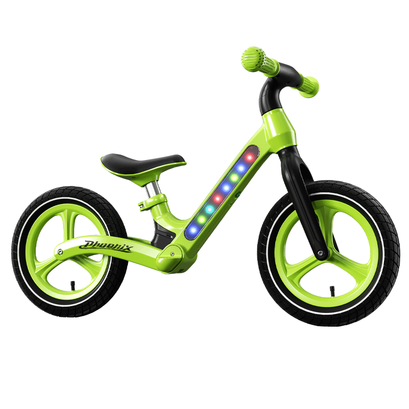 Phoenix Children's Balance Bike with Shock Absorption, for Ages 2-3 Kids' Scooter, 14-Inch Gift