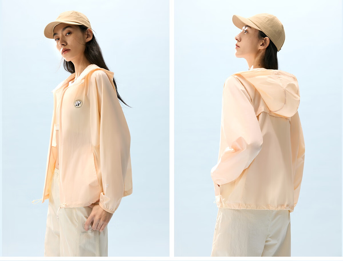Panda Camel Original Yarn Heat-Blocking Sun Protection Cooling Breathable Summer Women's Sun Protection Jacket 8120 White, XXL 30