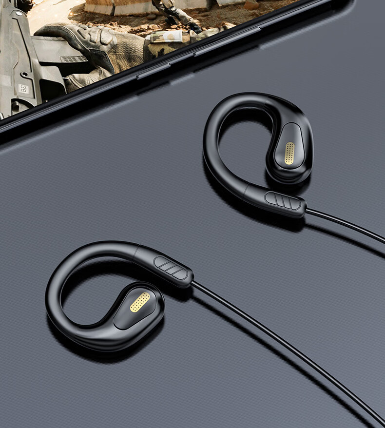 Yinwangsi [Over 1 Million Sold Online + 2026 New Model] Type-C Wired Earphones, Non-In And Ear-Hook Style, for Sports Running, USB Interface, Compatible with Apple, Huawei, Honor, Xiaomi 7