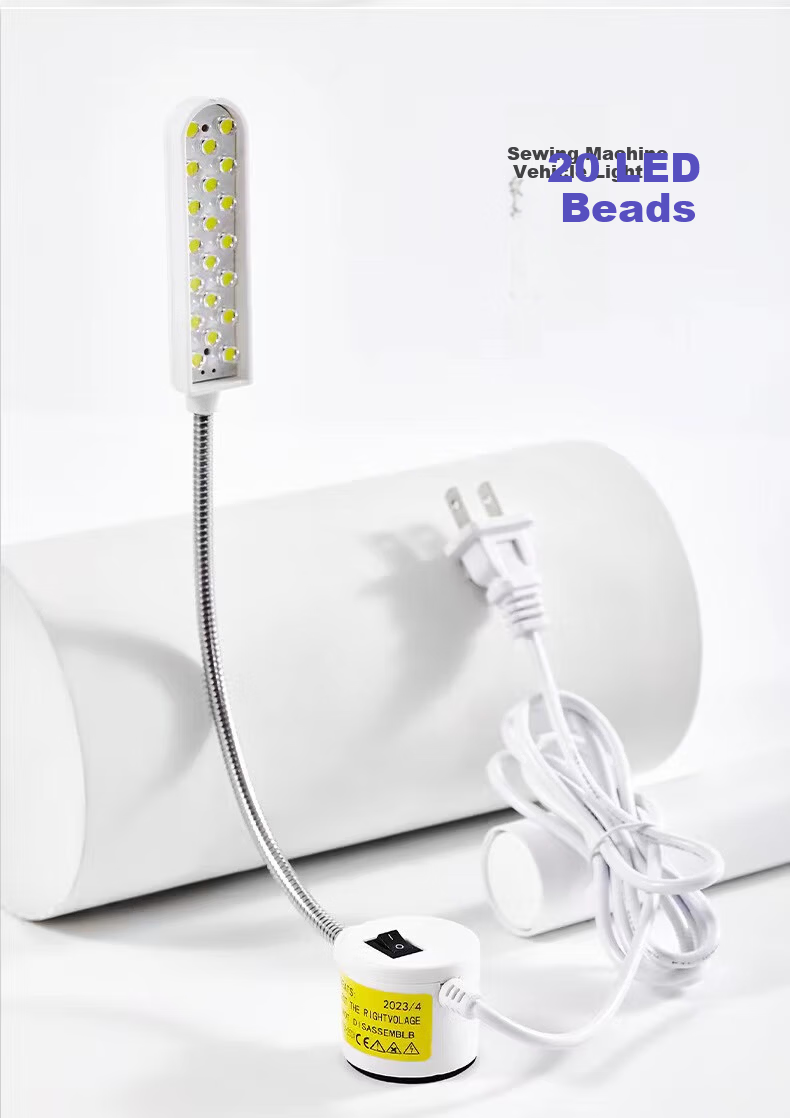 Guan'an LED Sewing Machine Workbench Lamp Portable Magnetic 10 LED Beads 2