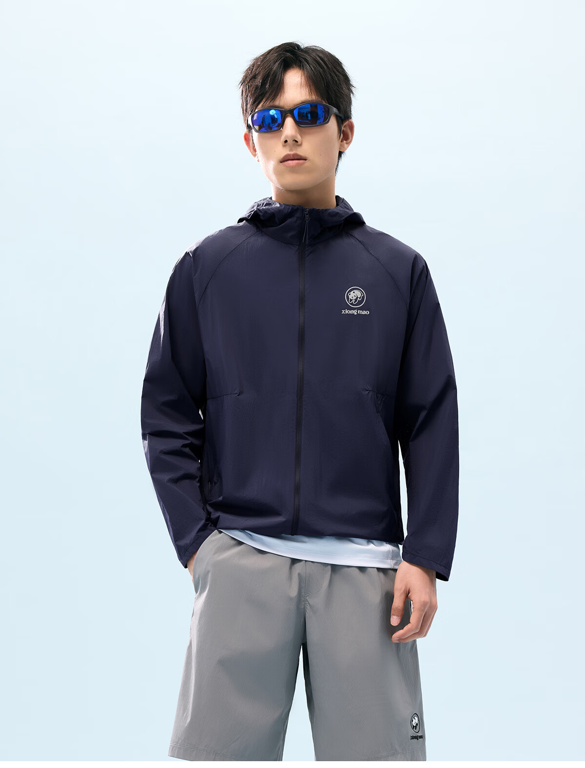 Xiongmao [Ice Stick 3.0], Liu Yifei's Same Style Sun Protection, for Men And Women, Spring And Summer New Ice-Cool Breathable Original Yarn UPF90 Jacket 5081 46