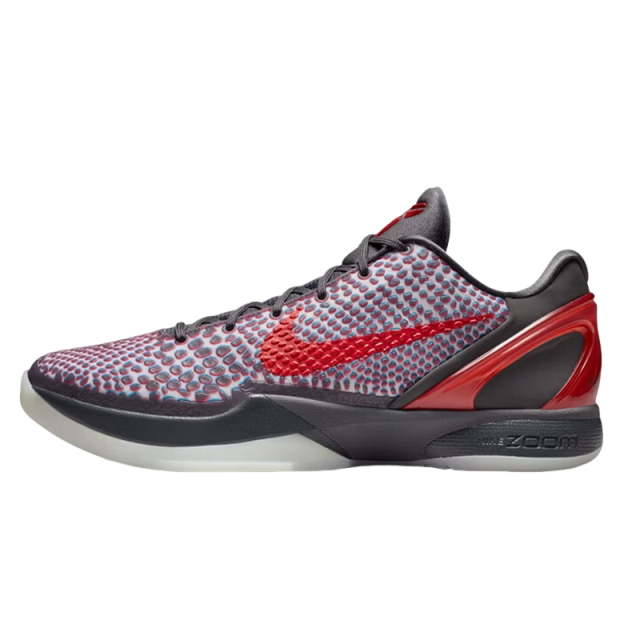 Nike Men's Basketball Shoes Kobe 6 Naked Eye 3D Vision Sports Shoes IQ3902-002 Red Blue Size 42