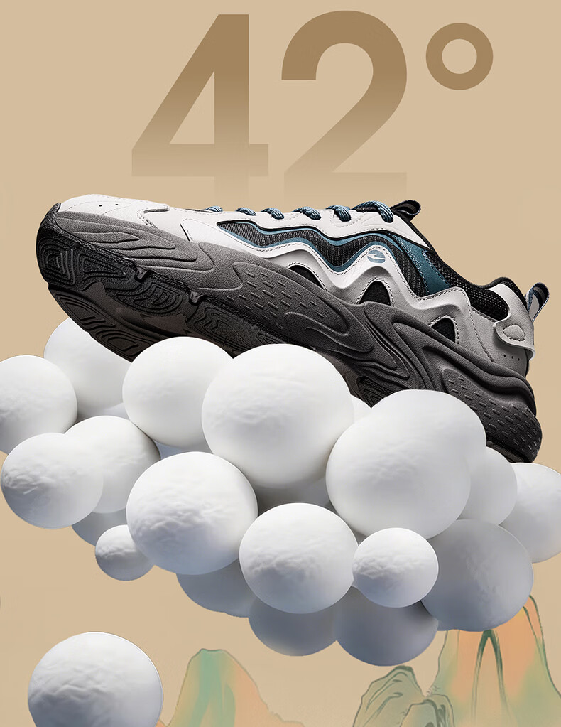 ERKE Men's Casual Shoes Sports Shoes Comfortable Versatile Soft Sole Lightweight Casual Shoes Men's Chaoyan Xilan 3 10