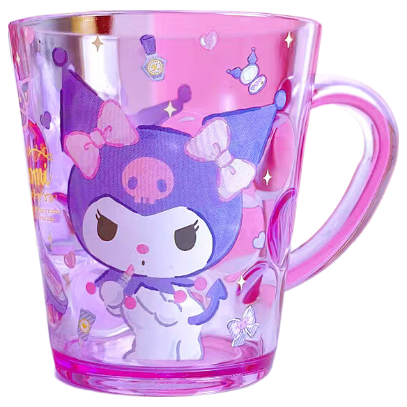 DEVAR Kuromi Kids Toothbrushing Cup Cute Rinse Cup for Babies Home Use Kindergarten Girls Toothbrush Holder