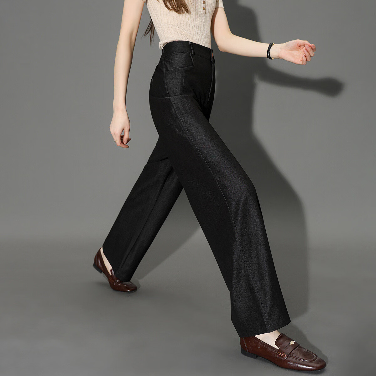 Demana Magic Slim Pants Spring Pear Shape Draped Straight Loose Concealment Petite Casual Pants Women Premium