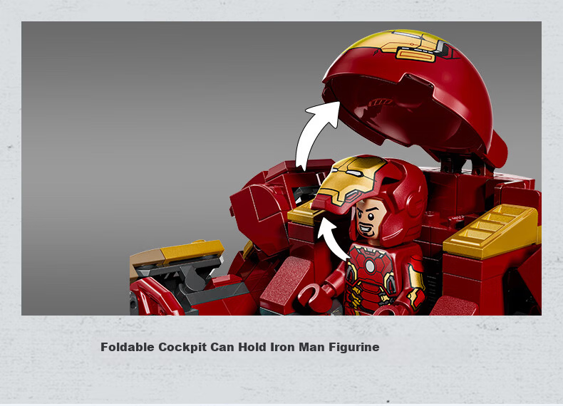 LEGO Super Heroes 76343 Anti-Hulk Armor Battle Building Blocks Toy Gift for Boys and Girls New Year Decoration 3