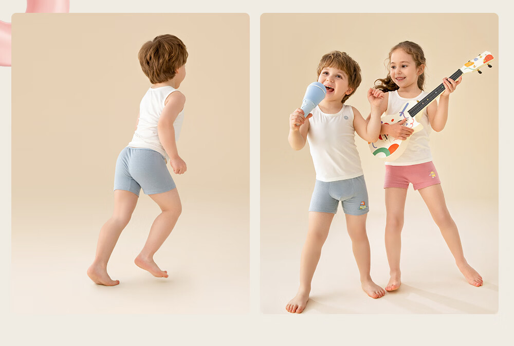 Youshiguang Disposable Children's Underwear [Little Yellow Duck Collaboration] Boys' Pure Cotton Cartoon Sterilized No-Wash Travel Shorts XS 25