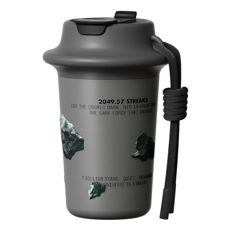 BABLOV Huaban Sen Ceramic Inner Insulated Coffee Mug Men's Water Cup 470ml Birthday Gift with Gift Bag