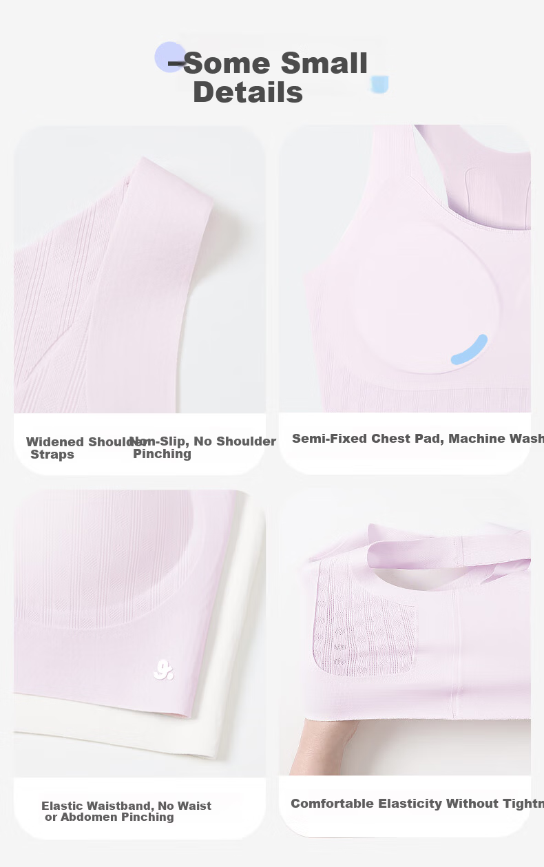 Jiusuibian Posture Correction Children's Underwear Girls 12-15 Years 7A Antibacterial Mesh Thin Girl Sports Bra PE Class Sports Vest 11