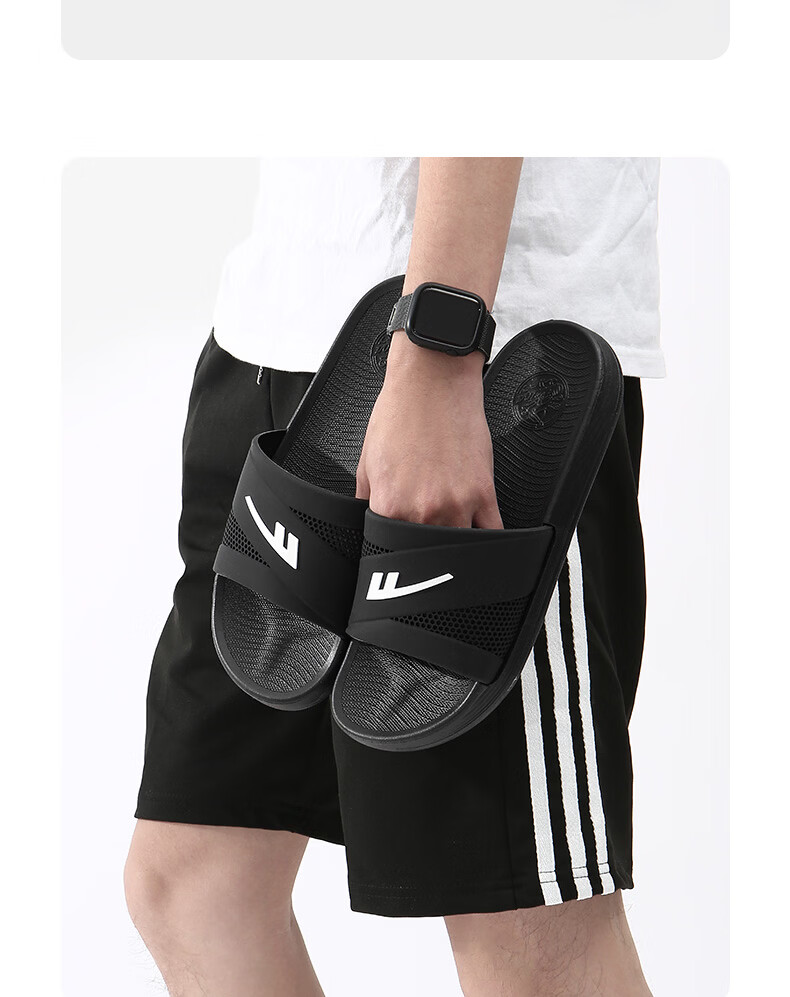 Warrior Official Slippers 2026 Summer Outdoor Beach Couple Sandals Men Non-slip Odor-resistant Slippers Unisex White Pink Size 37 10