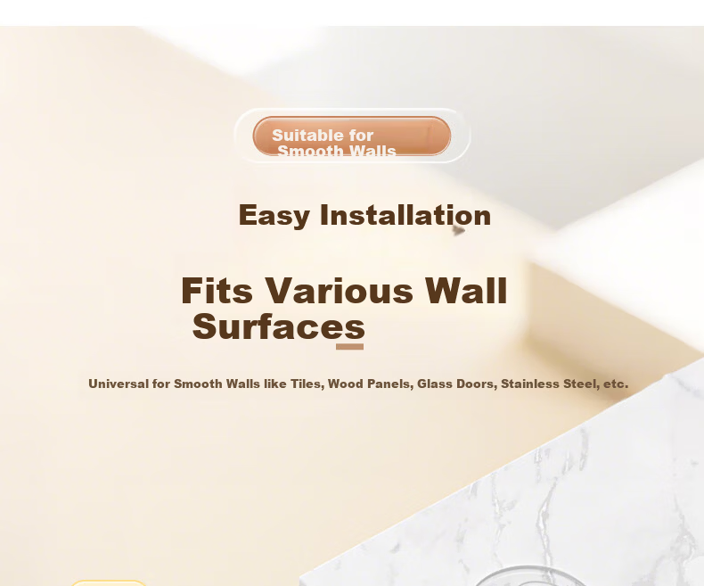Baicaoyuan Strong Adhesive Hook Stainless Steel No-Drill Heavy Duty Transparent Wall-Mounted Hook for Dormitory Kitchen Bathroom 10