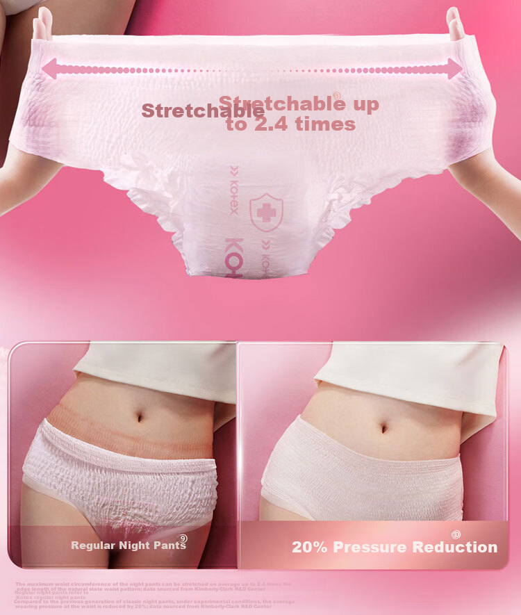 Kotex Night Pants Sanitary Napkins L Size 2 Pieces Pants Style Single Pack (6403) 7