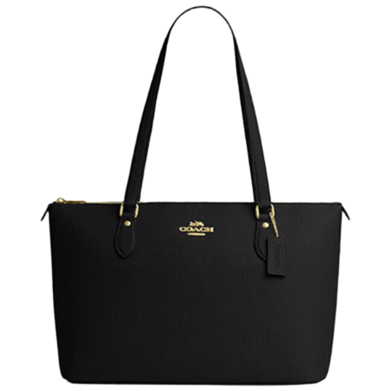 COACH Women's GALLERY Large Black Tote Bag CV402 Gift