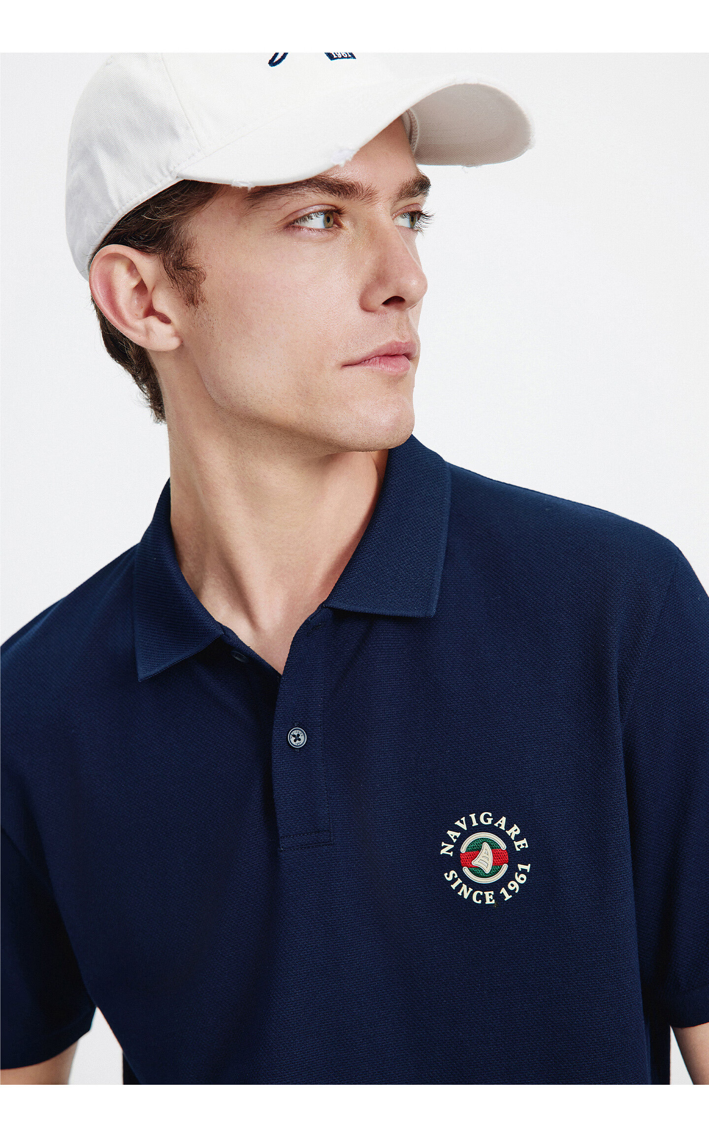 Navigare Small Sailboat 2026 Spring Summer New Cool Antibacterial Snow Cotton Short Sleeve Polo Shirt Men Turn-down Collar T-shirt 1325526602 14