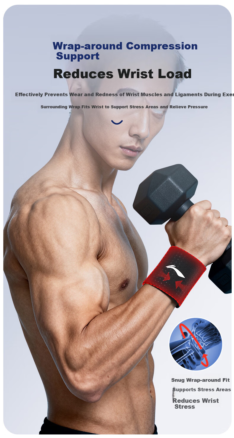 LI-NING Wrist Support Fitness Tendonitis TFCC Compression Wrist Protection Sprain Injury Prevention Unisex Badminton Wrist Guard 9