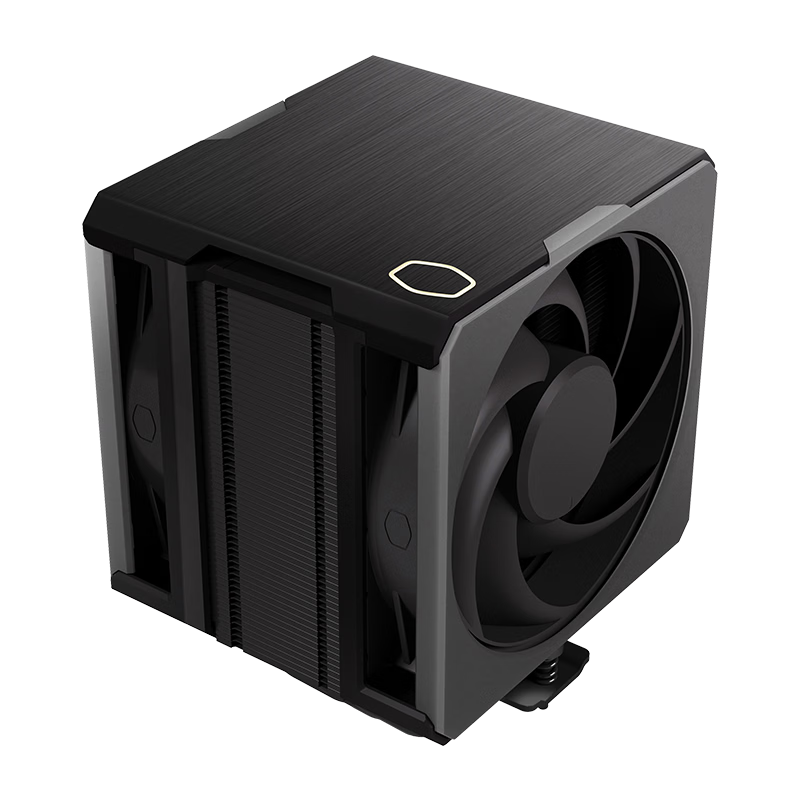 CoolerMaster Hyper 612 Pro CPU Air Cooler Single Tower 3rd Gen Superconducting 6 Heat Pipes Dual Möbius Fans Brushed Metal Magnetic Top Cover Multi-Platform Mounting
