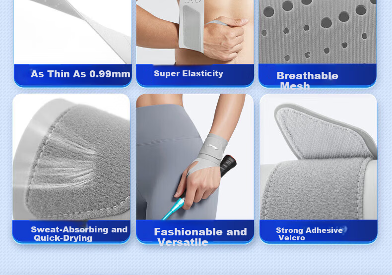 LI-NING Wrist Support TFCC Tendonitis Fitness Wrist Brace Sports Injury Stabilizer Badminton Bench Press Compression Sleeve 5