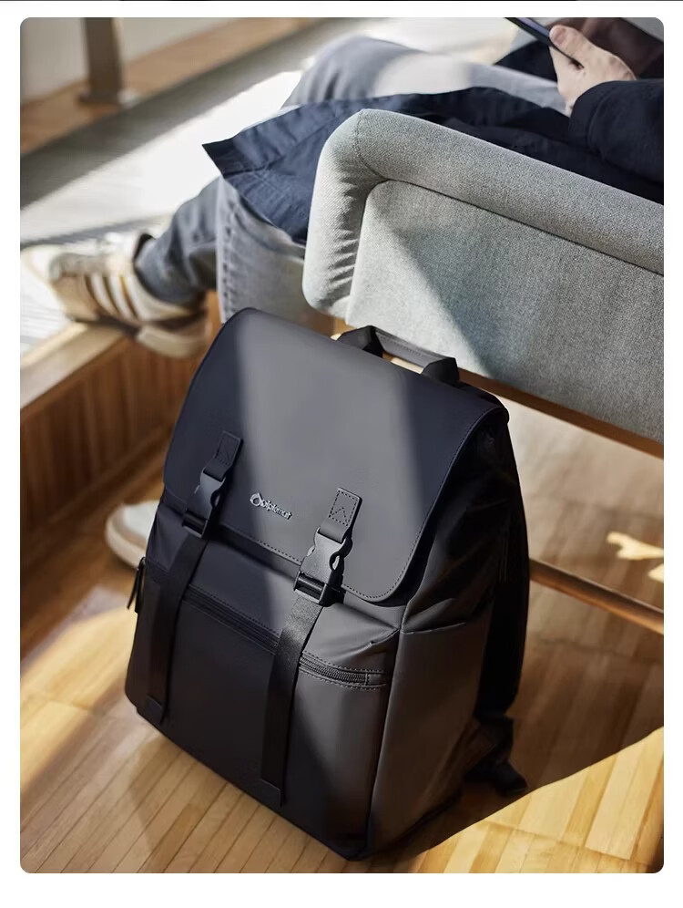 Diplomat Fashion Casual Backpack Business Large Capacity Laptop Bag DB-2713L Black 11