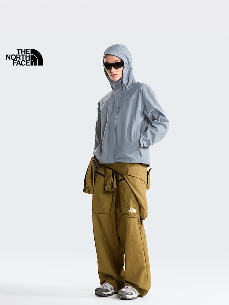 The North Face Women's Outdoor Waterproof Hard Shell Jacket 8HQJ Black/JK3 XL 5