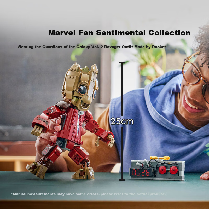 LEGO Super Heroes 76341 Ravager Groot Kids Boys Girls Toy Gift New Year Decoration