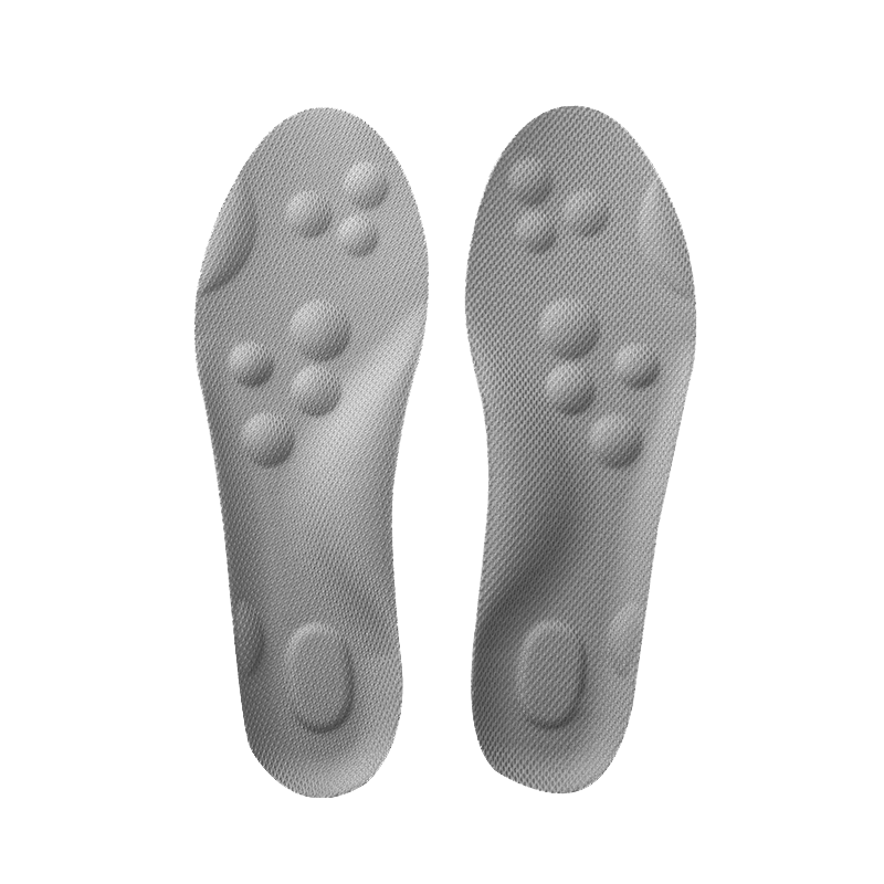 Footprint Tribe 2 Pairs Arch Support Sports Insoles Men Thickened High Elastic Shock Absorption Soft Cushioned Anti-Fatigue 3940