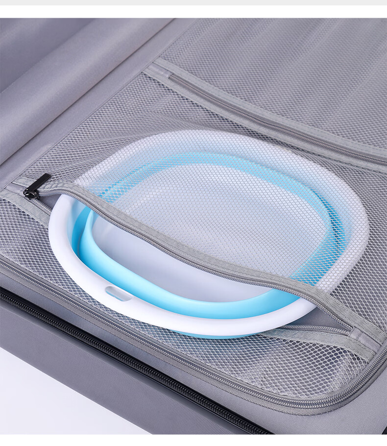 Grace Foldable Basin 25cm Small Household Travel Plastic Washbasin Blue 8
