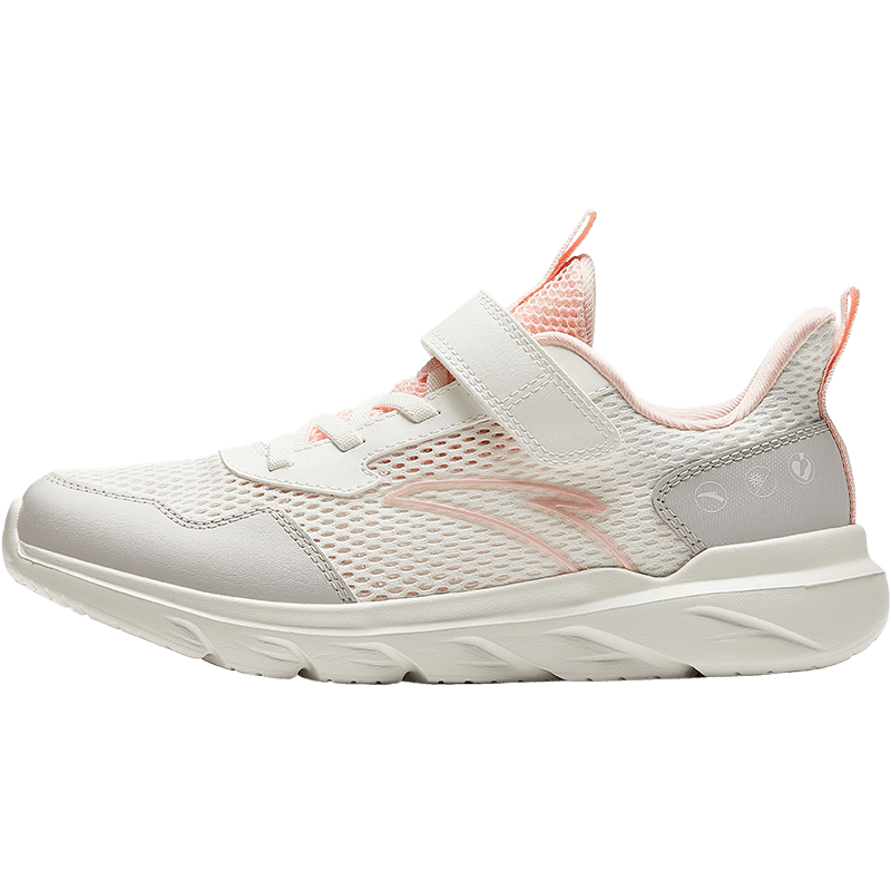 Anta Kids Sports Shoes 2026 Summer Breathable Mesh Girls Big Kids Energetic Running Shoes A22615577