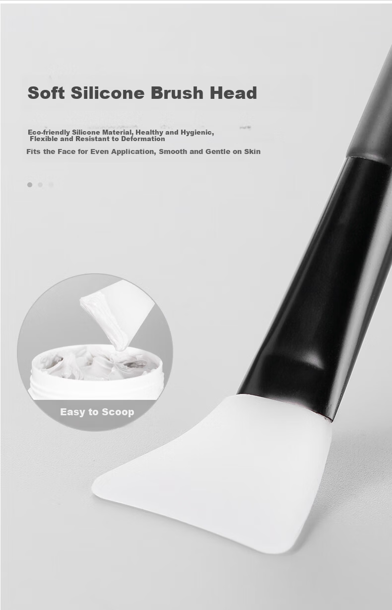 MSQ Silicone Face Mask Brush for Applying Facial Masks, Sake Lees Spa Mud Mask Makeup Tool 7