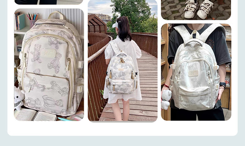 361° Women's Backpack Large Capacity Lightweight Ins Style College School Bag for High School and University Students 3