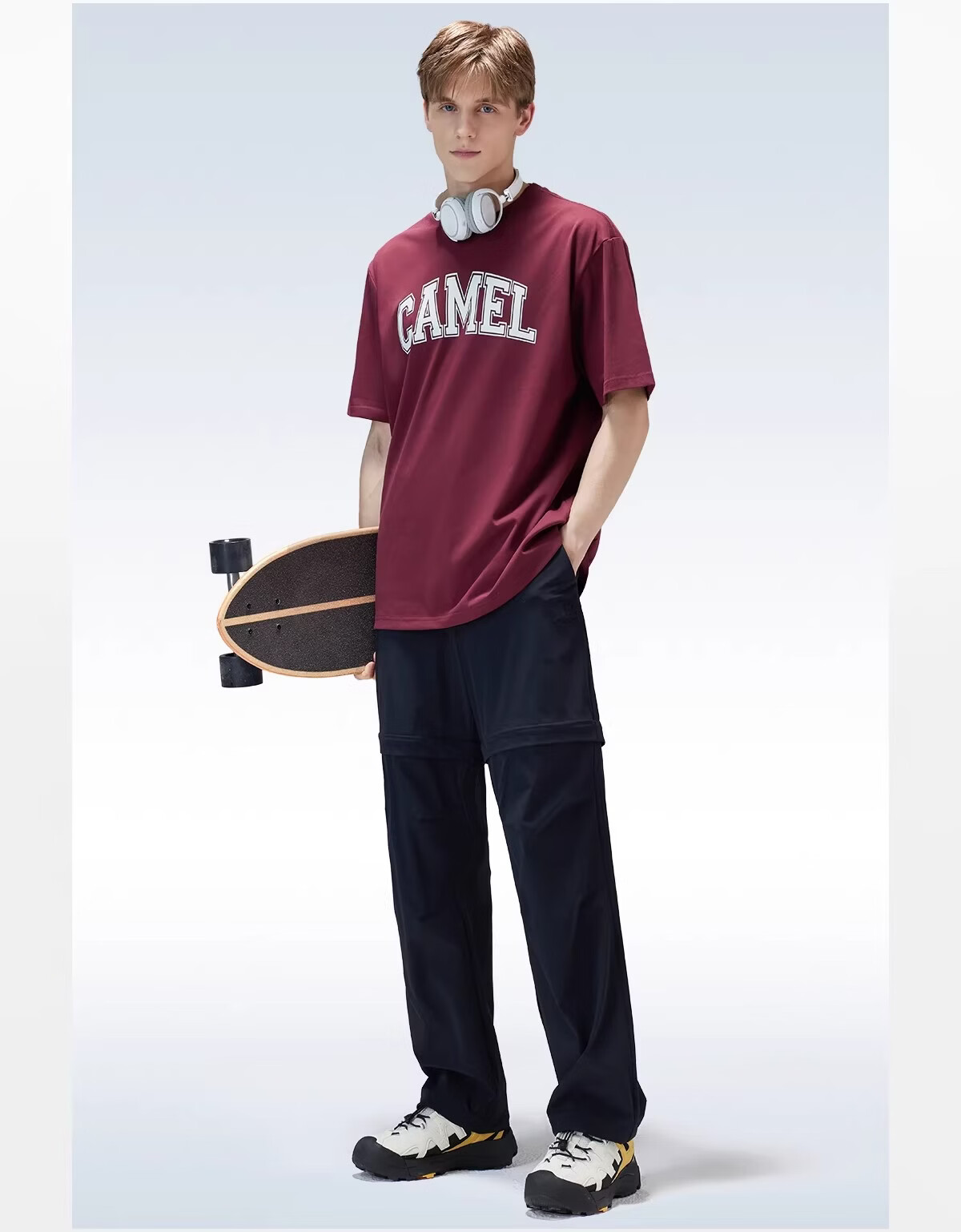 CAMEL [Wang Junkai Edition] Outdoor Quick-Dry Military Pants 26 Spring Summer Cooling Detachable Shorts Hiking Mountaineering Trousers 18