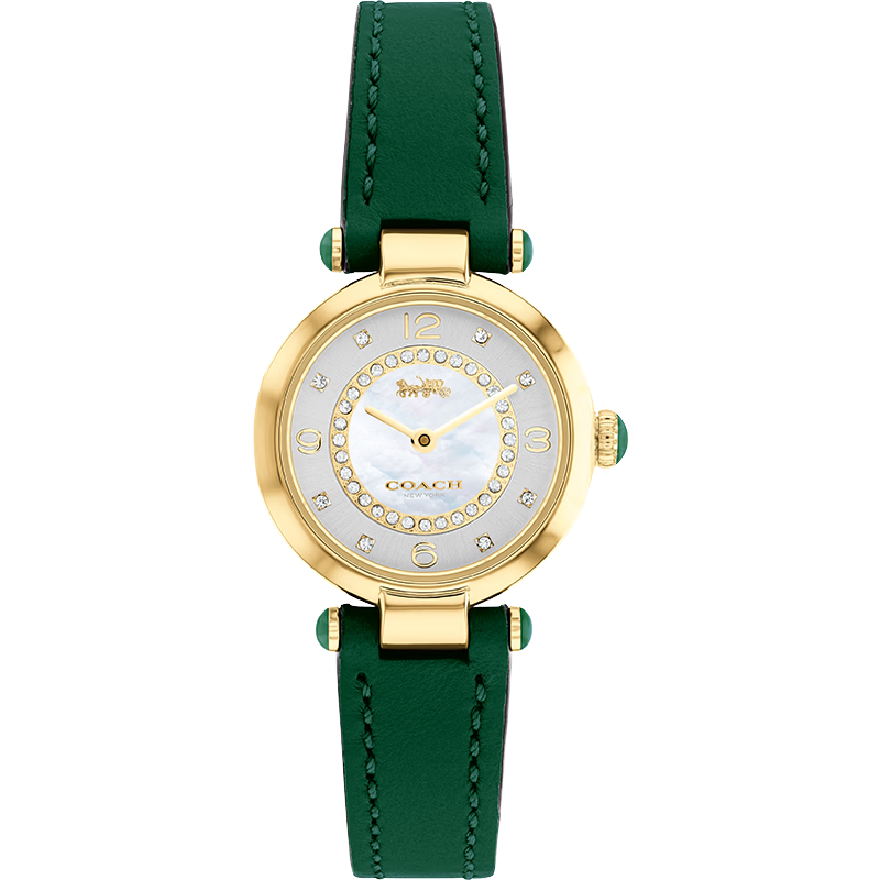 COACH CARY Series Mother-Of Dial Quartz Women's Watch 14503894, Recommended by Gong Xue'er, Mid-Autumn Festival Gift/gift-Giving