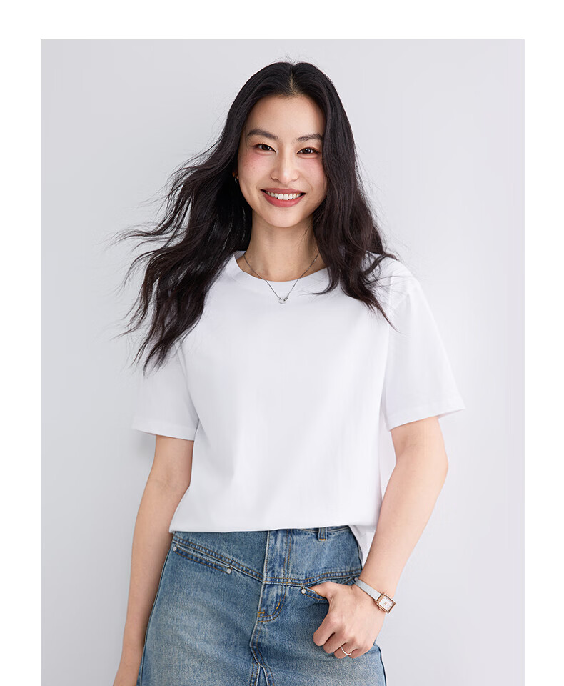 Urban Beauty Mint Green Short Sleeve T-Shirt Women 2026 New Summer Plus Size Cotton Loose Slim Half Sleeve Top 6