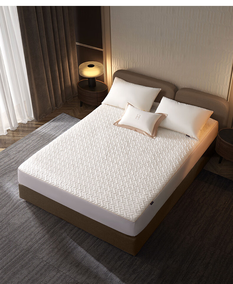 Hilton Hotel Mattress Protector Waterproof Mattress Cover Class A Anti-Mite Antibacterial Washable 1.8m Bed 2