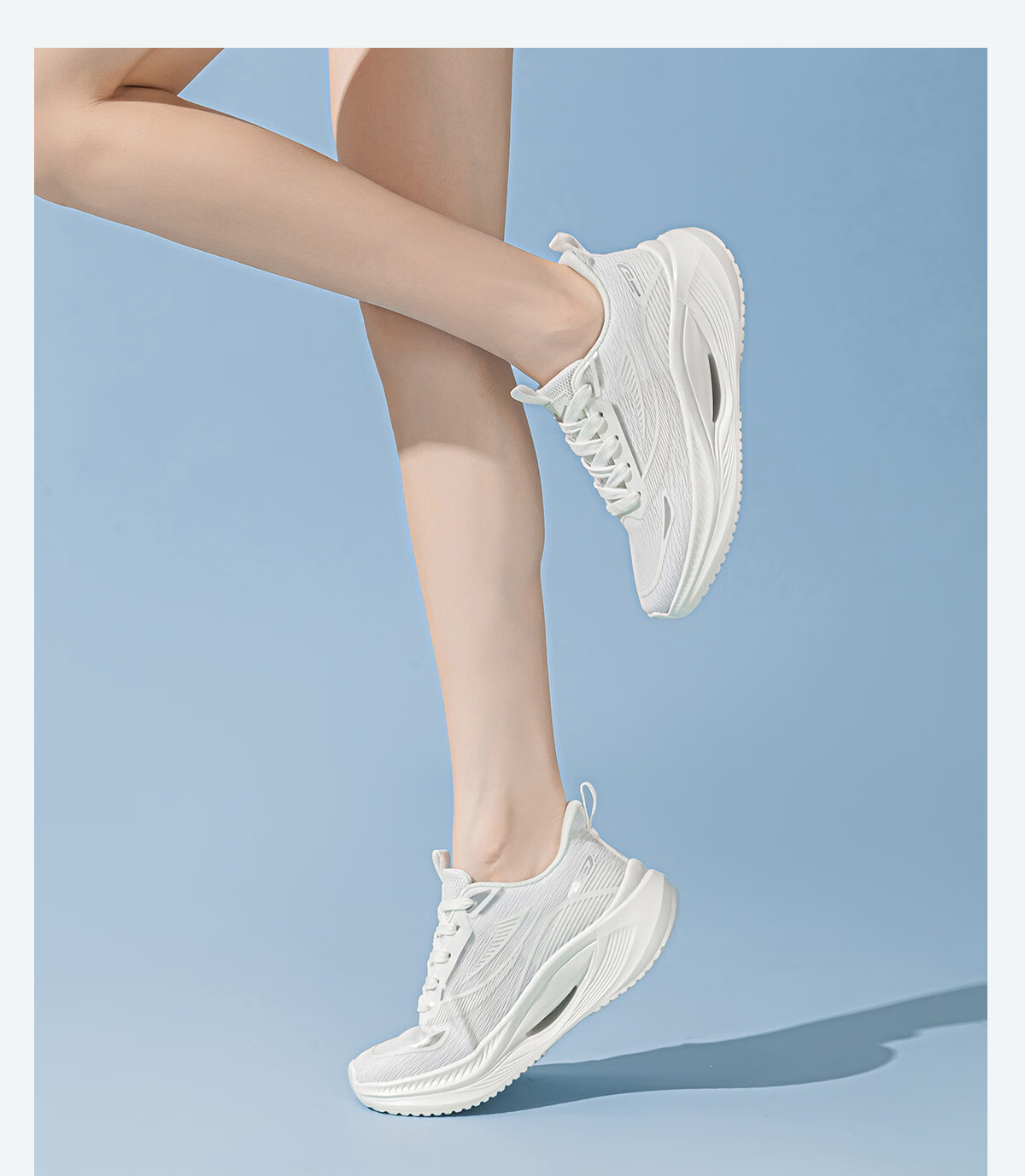 Warrior Women's Sports Shoes New Summer Thin Breathable Mesh Soft Sole Lightweight Shock Absorption Running Shoes White Pink Size 39 11
