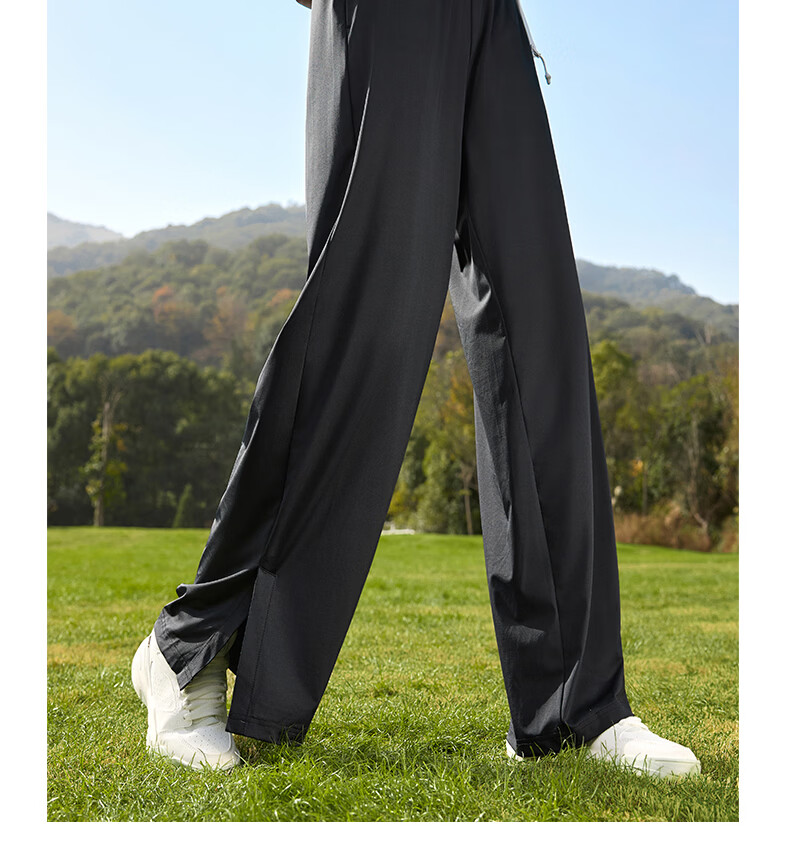 361° Women's Sports Pants Spring Summer Quick-Dry Casual Straight-Leg Loose Ice Silk Sun Protection Pants 662614703-3 19