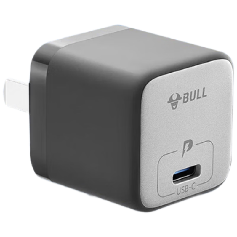 BULL GaN 30W Charger Compatible with 20W Apple 18/16/15PD Fast Charging, Auto Shut-Off When Fully Charged, Only Suitable for IPhone 14/13 Pro Max/12/11/x/8