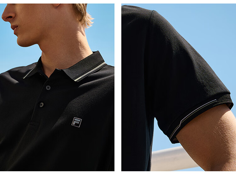 FILA Official Navigator Polo Shirt 2026 Summer Men's Cool Short Sleeve Sports T-Shirt Business Casual Top 25