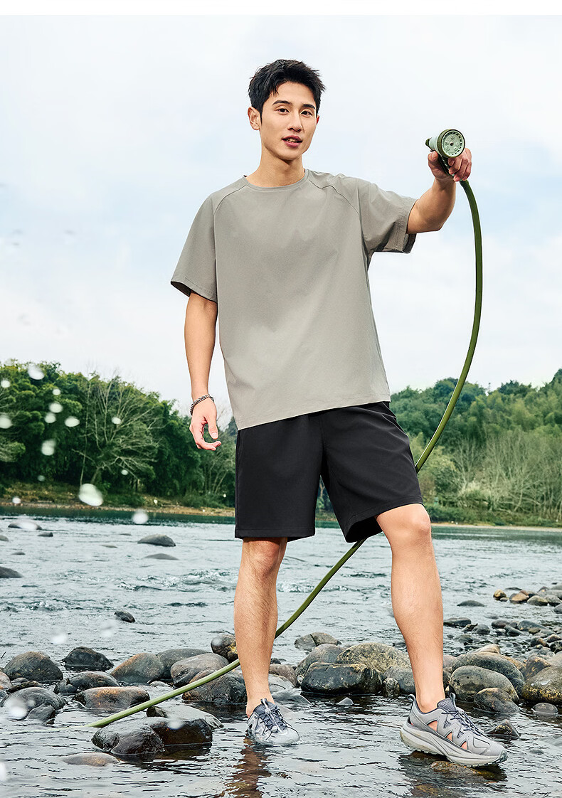 Jordan Men's 2026 Summer Outdoor Ice-Feel Woven Loose Lightweight Cargo Shorts 1
