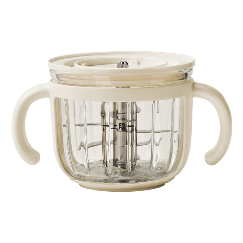 Little White Bear Baby Food Processor Glass Cup + Blade Accessory 08956 (Compatible with 6028)