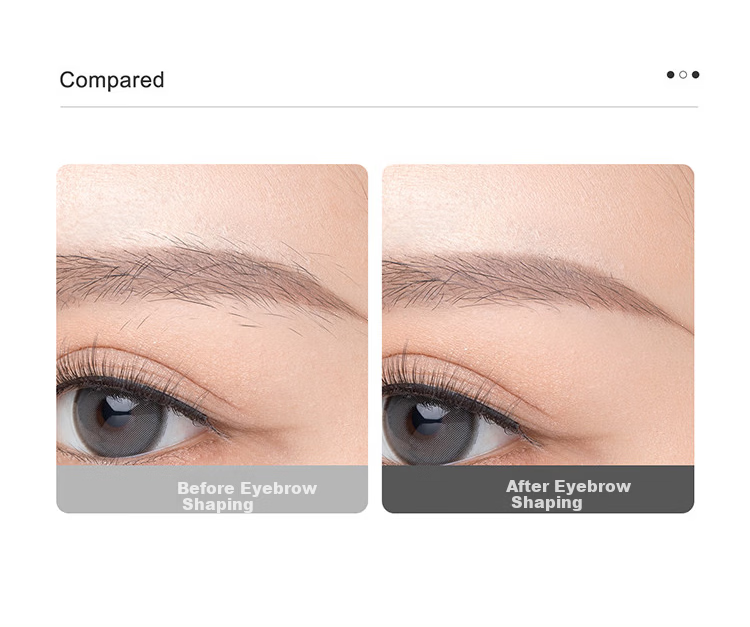 Yefili Two-Pack Eyebrow Razors with Safety Protective Net, Skin-Friendly, Suitable for Men and Women, Beginner-Friendly Eyebrow Shaping and Hair Removal Knife 2
