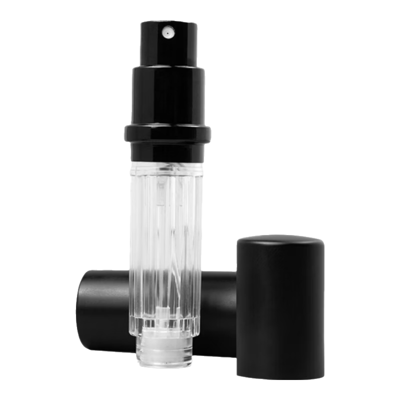 Lehuolvxing Perfume Refill Bottle with Direct Spray Nozzle at Bottom, Small Capacity Empty Spray Bottle, Portable Tool for Travel, Sample Size of 5ml