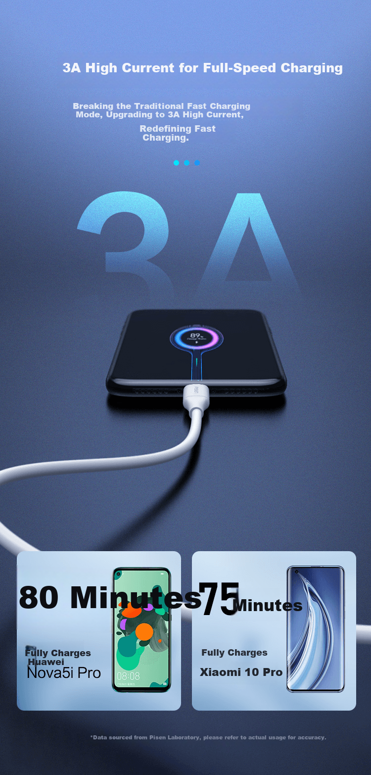 PISEN Apple 16/15 Charging Cable Dual Type-C Data Cable PD 60W Fast Charging CtoC Car Charger CarPlay Compatible 1