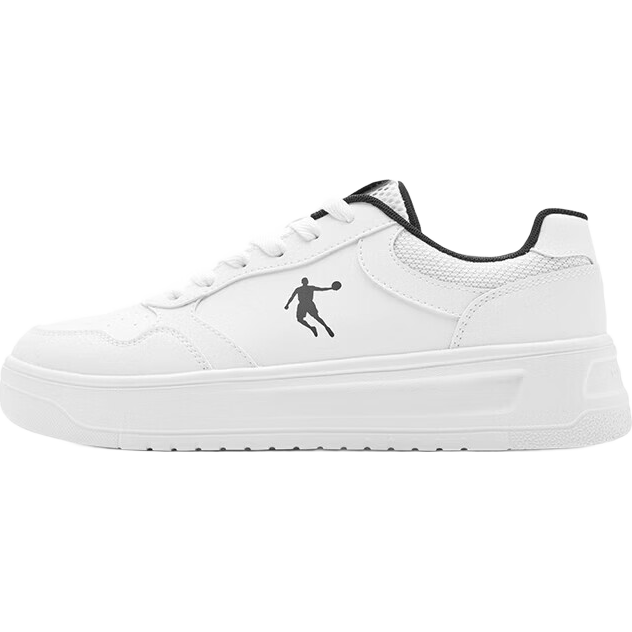 Jordan Men's Casual Sneakers Summer New Breathable Durable Thick-Soled Height-Increasing White Shoes