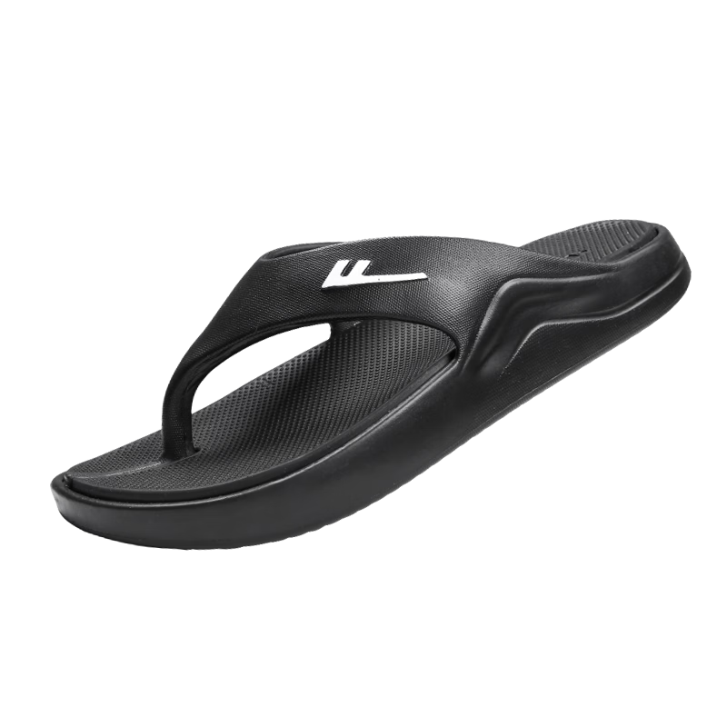 Warrior Official Summer 2026 Outdoor Cushioned Flip Flops Men Black Size 44-45