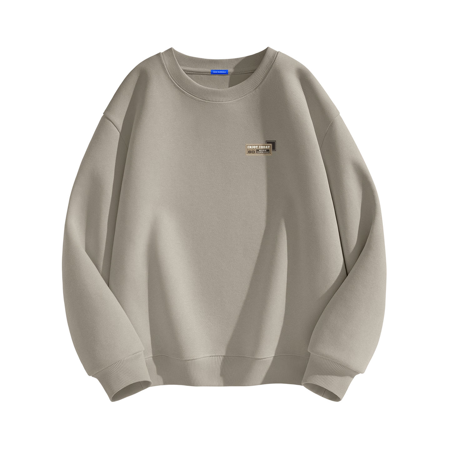Mark Fairwhale Men's Spring Autumn Sweatshirt 2026 New American Casual Youth Long Sleeve Loose Fit Crew Neck Jacket for Men