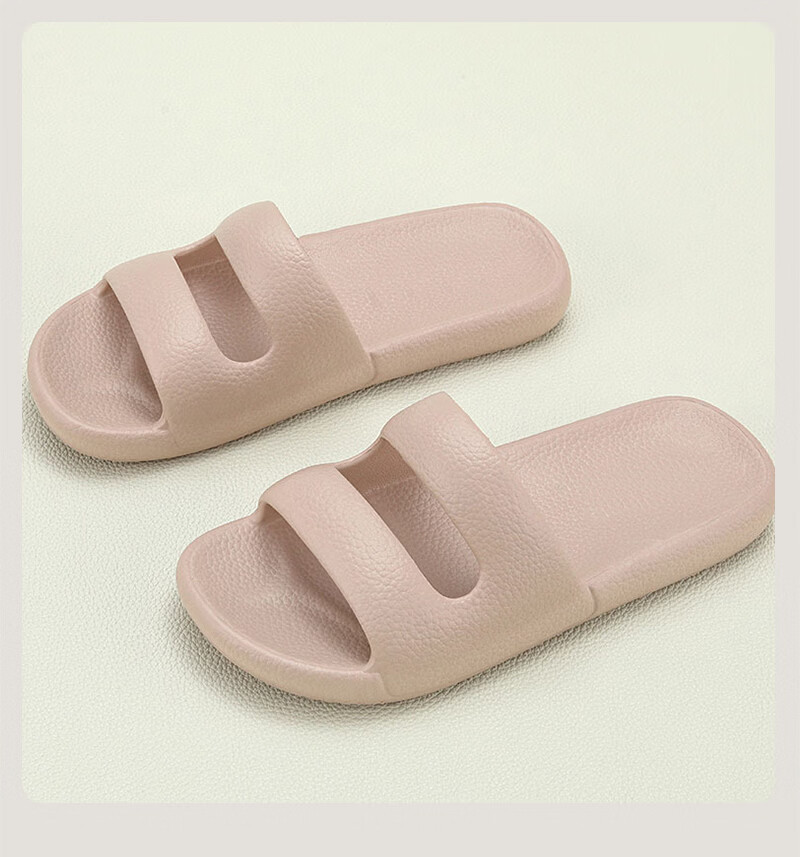 XGGC Premium Textured Leather Slippers for Men Summer Indoor Bathroom Non-Slip Sandals Ivory White Size 37-38 11