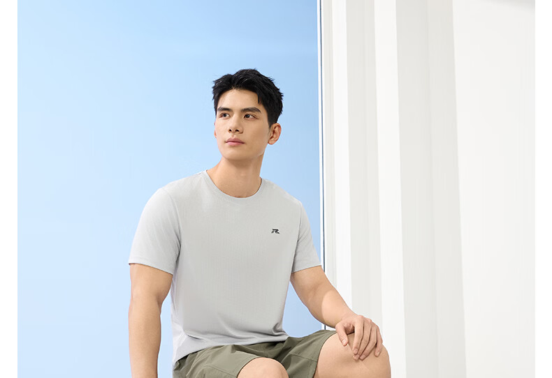 361° Men's T-Shirt Spring Summer New Quick-Dry Fitness Sports Running Casual Crew Neck Short Sleeve Top 652624118D-1 24